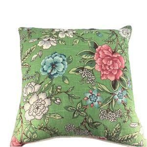 Amesbury 212 Garden Covington Fabric Floral Garden Throw Pillow 20x20 Stuffed